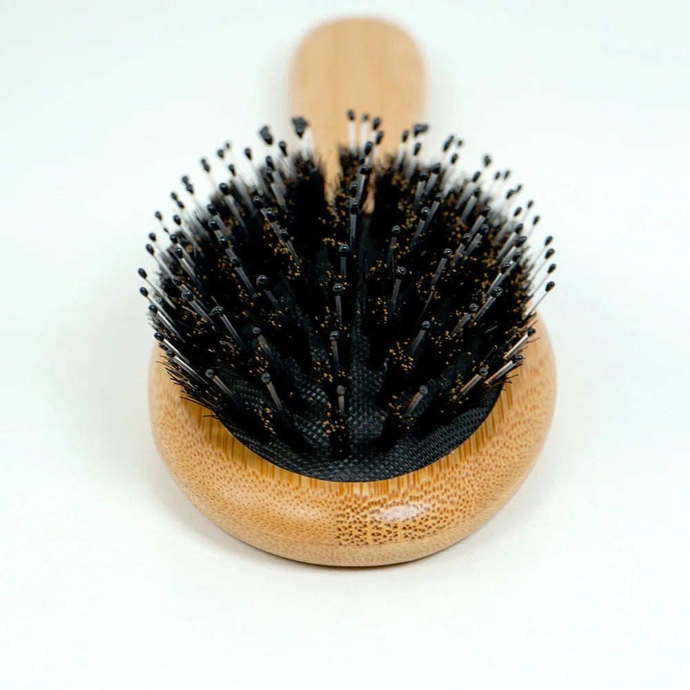 Bamboo Hair Brush -  Noir Edition