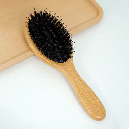 Bamboo Hair Brush -  Noir Edition