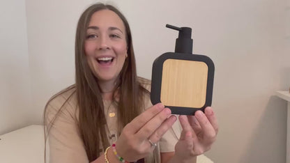 Natural Bamboo Soap Dispenser